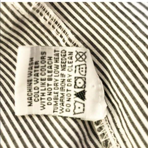 VELVET HEART Striped Shirt Bell Tie Sleeves Sz. L - Picture 8 of 8